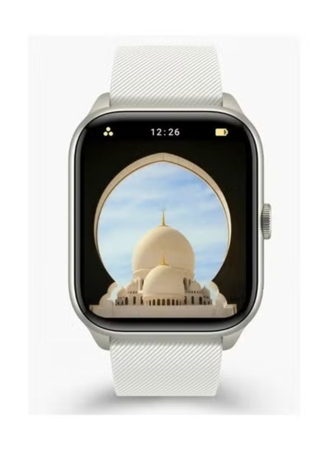 iQIBLA QWatch S2 Quran Smartwatch 1.83-Inch HD Display – Bluetooth Calling, Islamic Features, Prayer Reminders, Health Tracking & Sports Modes – Stylish Watch for Men & Women - Image 3
