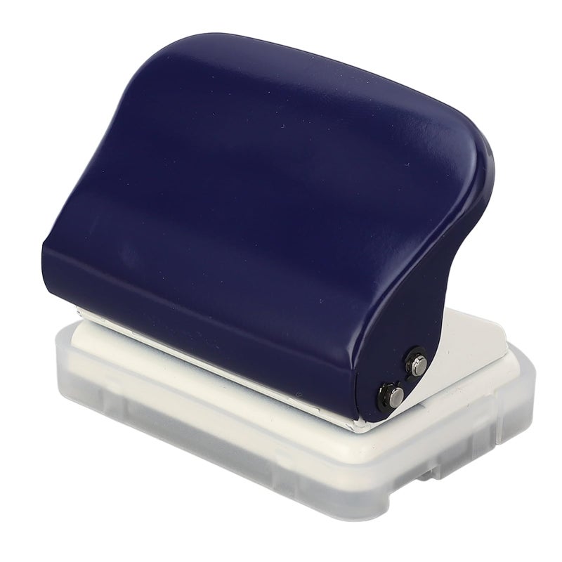 Dark Blue Compact 6 Hole Paper Punch for A4 A5 B5 Notebook Scrapbook Study Work - Image 5