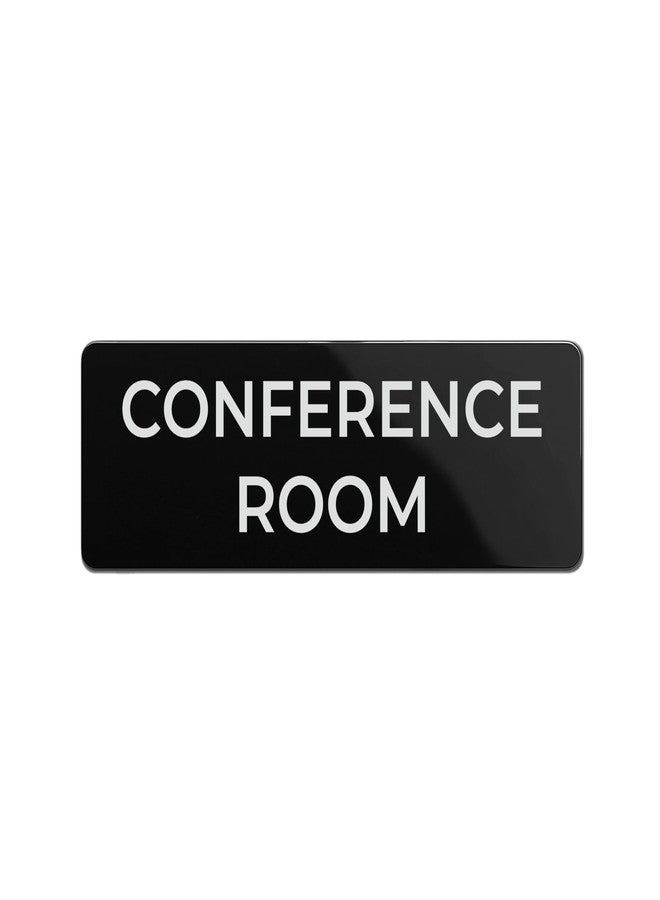 Sutter Signs Conference Room Sign, Durable ABS Plastic with Full Adhesive Backing, Sign for Door or Wall, 2x6" - Image 1