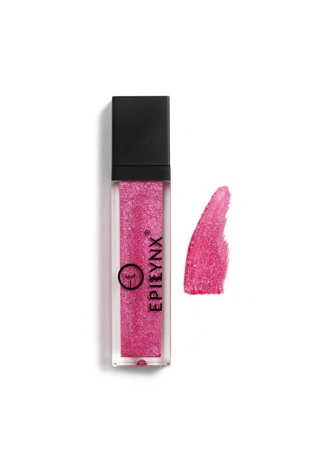 EPILYNX Vegan Glitter & Matte Liquid Lip Gloss - Moisturizing Formula for Hydration & Long Lasting Wear - Cruelty Free, Paraben Free, Gluten Free - Sweet Tooth Fuchsia Pink by Dr. Liia - Image 1