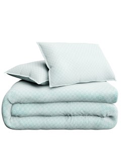 Color Sense Color Sense Print 1 Comforter + 2 Pillow Cases Queen Cotton Green 240x200cm  - Image 5
