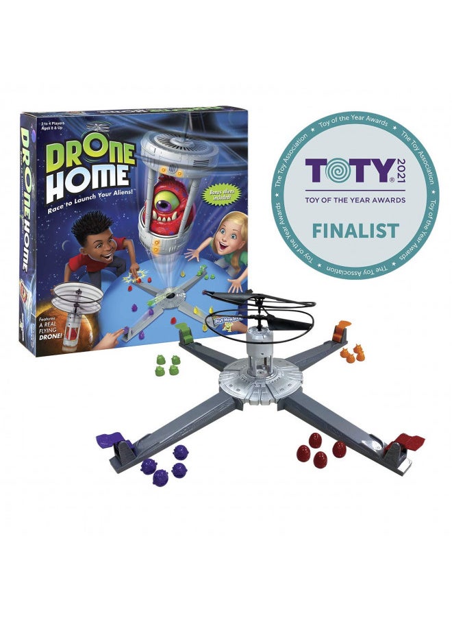 Drone Home -- First Ever Game With a Real, Flying Drone -- Great, Family Fun! -- For 2-4 Players -- Ages 8+