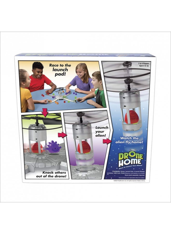 Drone Home -- First Ever Game With a Real, Flying Drone -- Great, Family Fun! -- For 2-4 Players -- Ages 8+