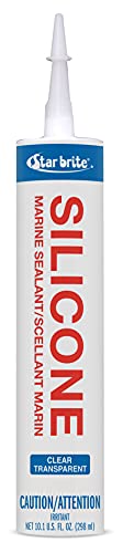 STAR BRITE Marine Silicone Sealant - Clear 10.1 Oz - Waterproof, Durable, UV Resistant, for Fiberglass, Metal, Wood, Glass, Ceramic & More (082122) - Image 5