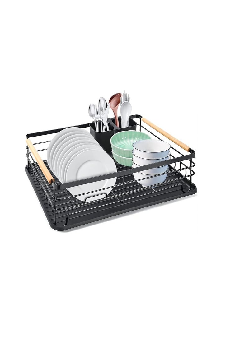 Nestlings Upgraded Stainless Steel Dish Drainer Rack with Removable Water Tray – Large Capacity Drying Rack for Kitchen Counter, Rust-Resistant & Easy to Clean  - Image 1