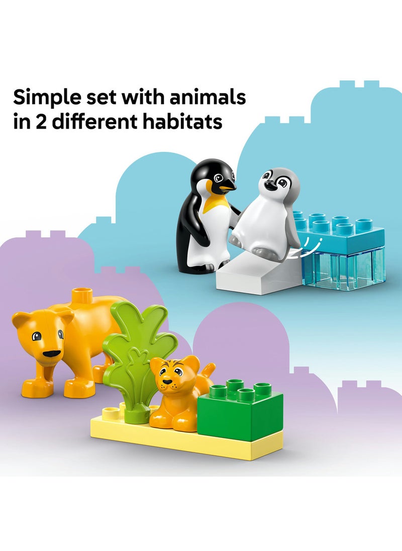 LEGO Duplo Town Wild Animal Families: Penguins & Lions 10442 (10) Pieces  - Image 5