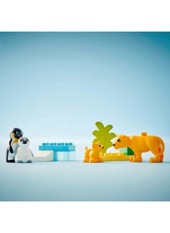 LEGO DUPLO Wild Animal Families: Penguins & Lions Educational Montessori Toy for 2 Plus Year Old Girls & Boys, Construction Set Sparks Creative Play and Helps Develop Fine Motor Skills 10442 (10 pieces)  - Image 5