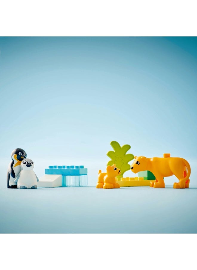 LEGO Duplo Town Wild Animal Families: Penguins & Lions 10442 (10) Pieces  - Image 5