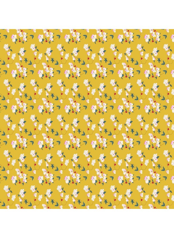 BSB HOME BSB Home Premium Glace Cotton 180 TC Flat Single Bedsheets Breathable | Wrinklefree (Size-60 X 90 Inch) with 1 King Size Pillow Covers (Size-17 X 27 Inches, Floral, Yellow & Green)  - Image 4