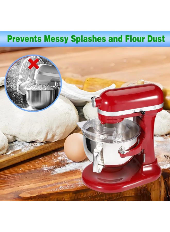 CDDCWZ Pouring Shield for KitchenAid- Splash Guard with Removable Pouring Chute for KitchenAid 5.5-7 Quart Bowl-Lift Stand Mixer Prevents Mess and Flour Dust Mixer Accessories and Attachments - Image 5