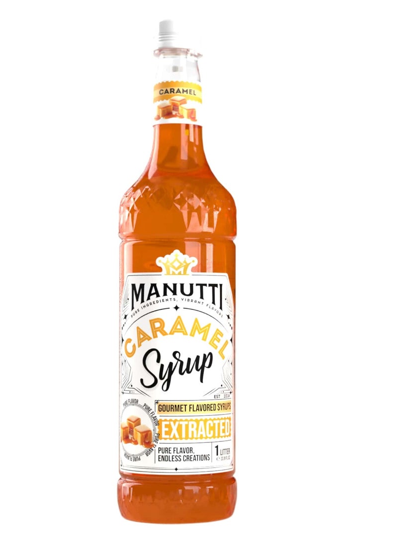 Manutti - Caramel Syrup 1 Liter - Image 1