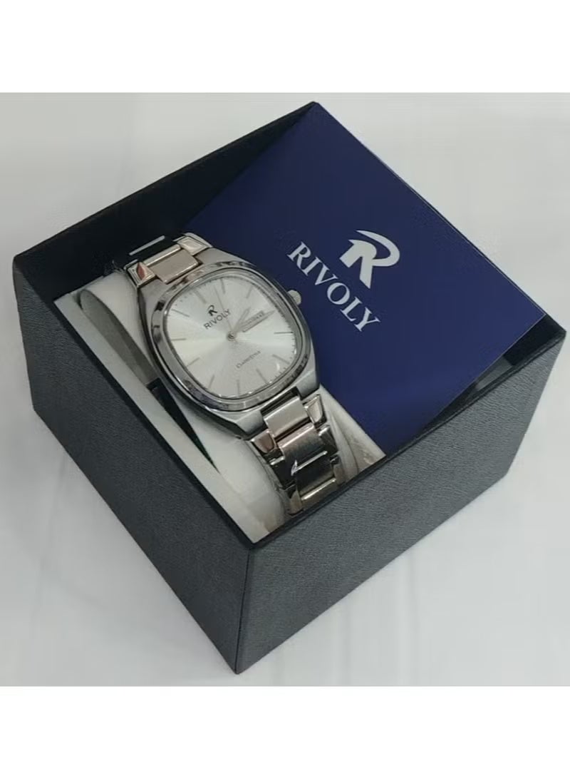 ريفولي ساعة ريفولي الرجالية، أناقة وجودة عالية، إصدار جديد، ستانلس ستيل