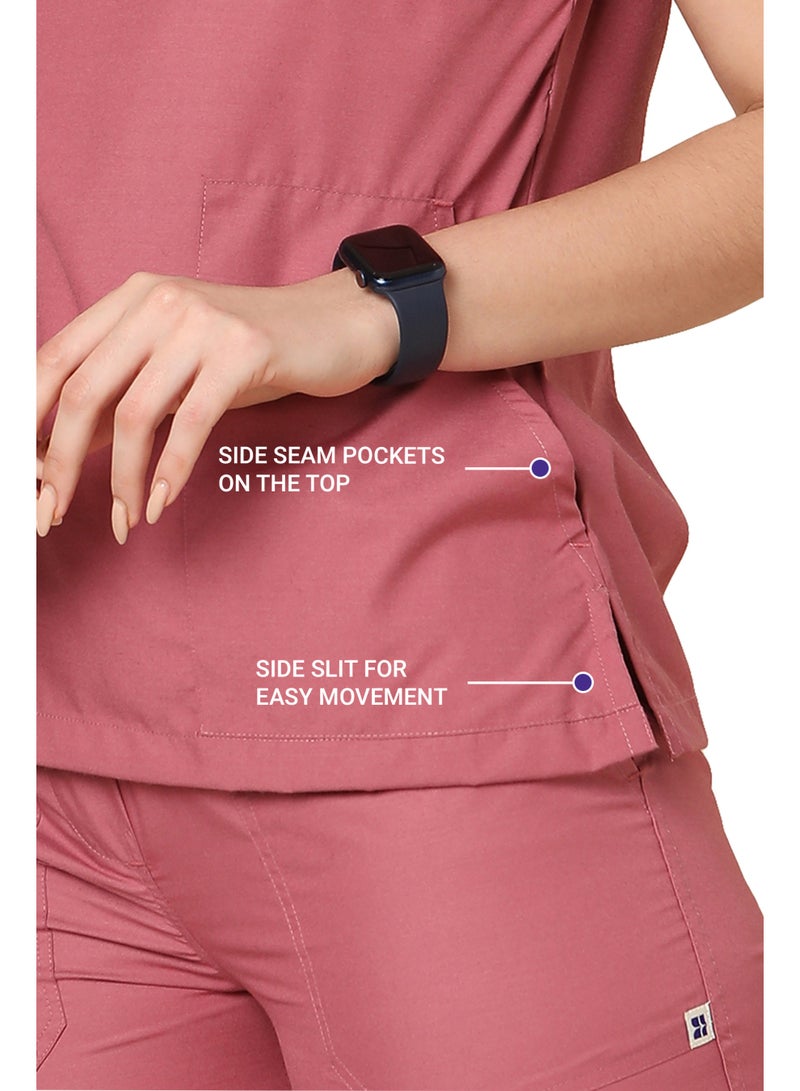 KNYA دلة طبية نسائية من إيكوفليكس بخمسة جيوب من الجيل الجديد (لون موف، مقاس XXL) - Image 3