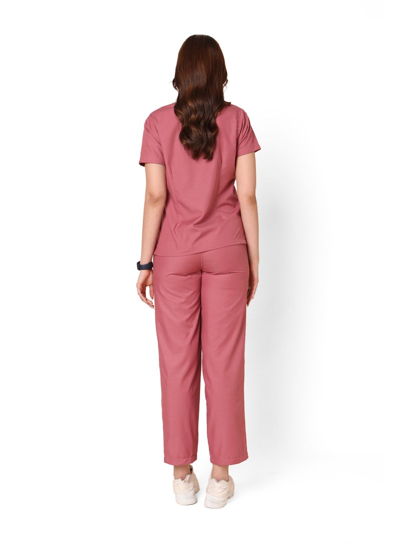 KNYA دلة طبية نسائية من إيكوفليكس بخمسة جيوب من الجيل الجديد (لون موف، مقاس XXL) - Image 2