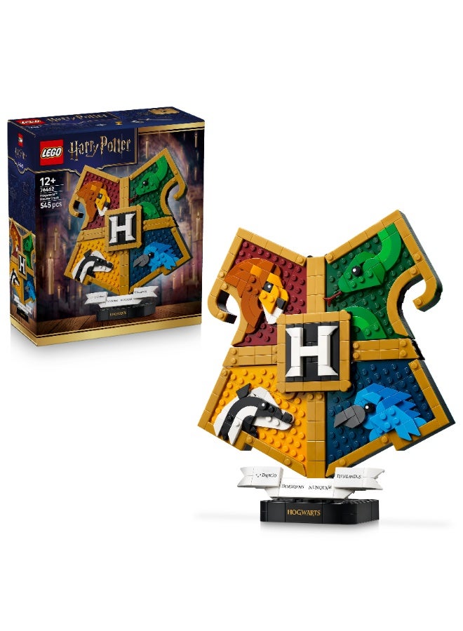 LEGO Harry Potter Hogwarts House Crest 3D Wall Art Set 76462 (Age 12+, 545 Pieces) - Image 1