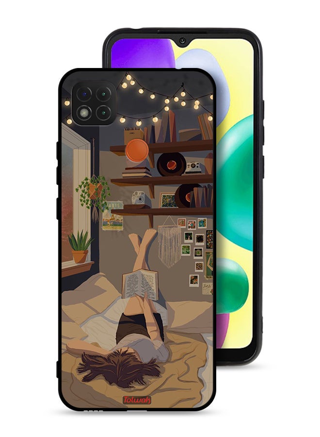 Tolwak Xiaomi Redmi 10A Protective Case Cover Studying Art - Image 1