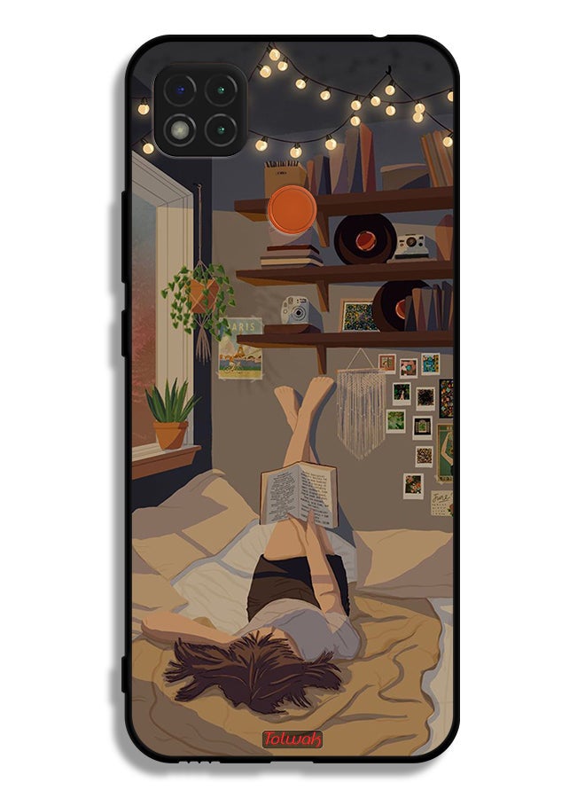 Tolwak Xiaomi Redmi 10A Protective Case Cover Studying Art - Image 2