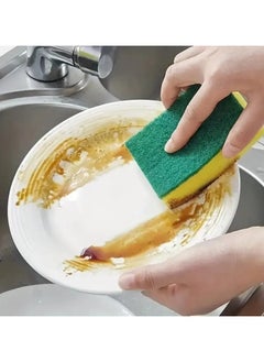 QUALITY Kitchen Sponge 12pcs - Double Sided Multi-Purpose Kitchen Cleaning Sponge - Highly Absorbent, Rust And Grease Removing Dishes  - Image 5