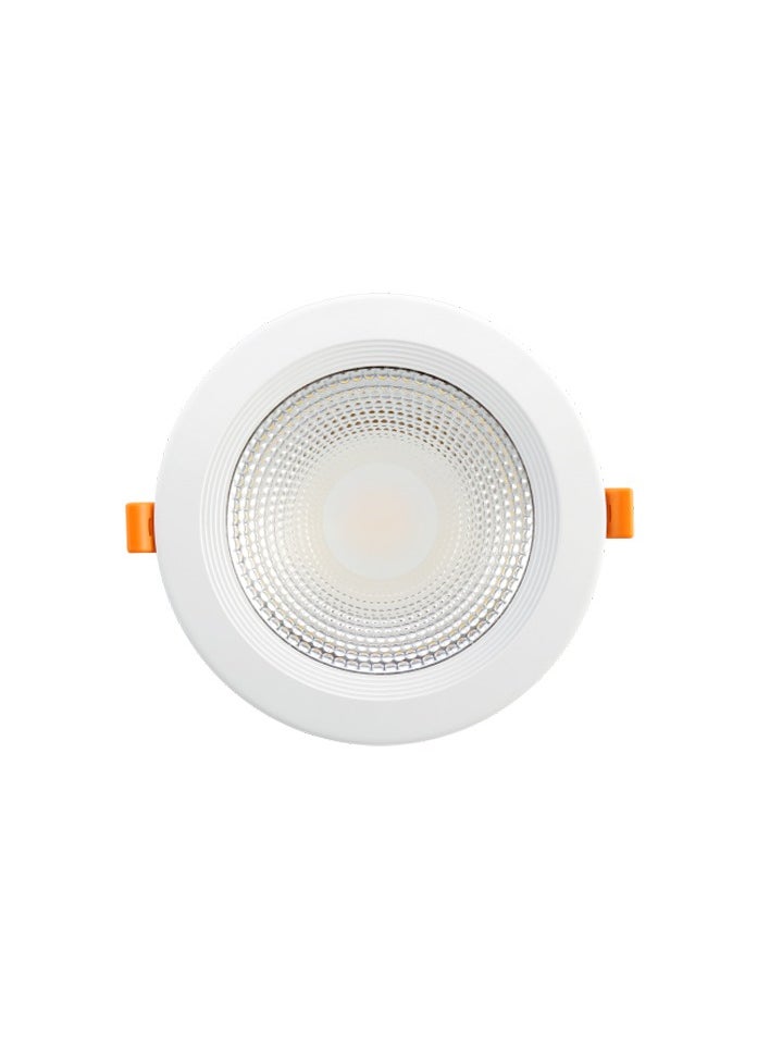 Vmax - COB LED Downlights Ceiling White Light 6500K 10W 900LM, AC 220-240V, Cut Φ110mm, IP44 Ultra Slim LED Recessed Ceiling Lights for Bathroom Bedroom Kitchen Living Room, Not Dimmable - Image 1