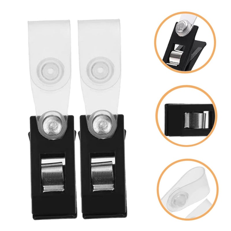40 Pcs Garden Flag Clips Anti Wind Plastic Banner Fixing Clips for Outdoor Lawn Flags Weather Resistant Lightweight Accessories - Image 4