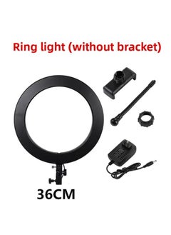 General 36cm Mobile Phone Live Fill Light Bracket Ring Light Beauty Light Led Fill Light Bracket Anchor Light Selfie Light-Color:36cm Metal Live Lamp With Clip  - Image 5