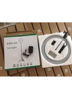 General 36cm Mobile Phone Live Fill Light Bracket Ring Light Beauty Light Led Fill Light Bracket Anchor Light Selfie Light-Color:36cm Metal Live Lamp With Clip  - Image 1