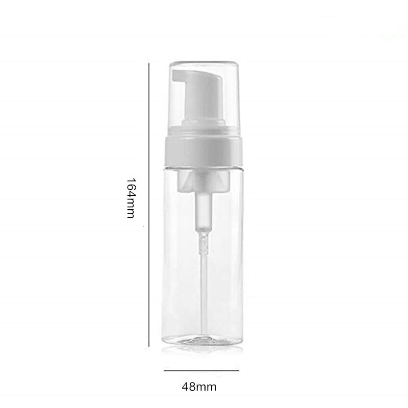 SpiderJuice 1 Pc Transparent Foaming Face Soap Dispenser Pump Refillable Bottle for Washing Hands 150ml - Image 5