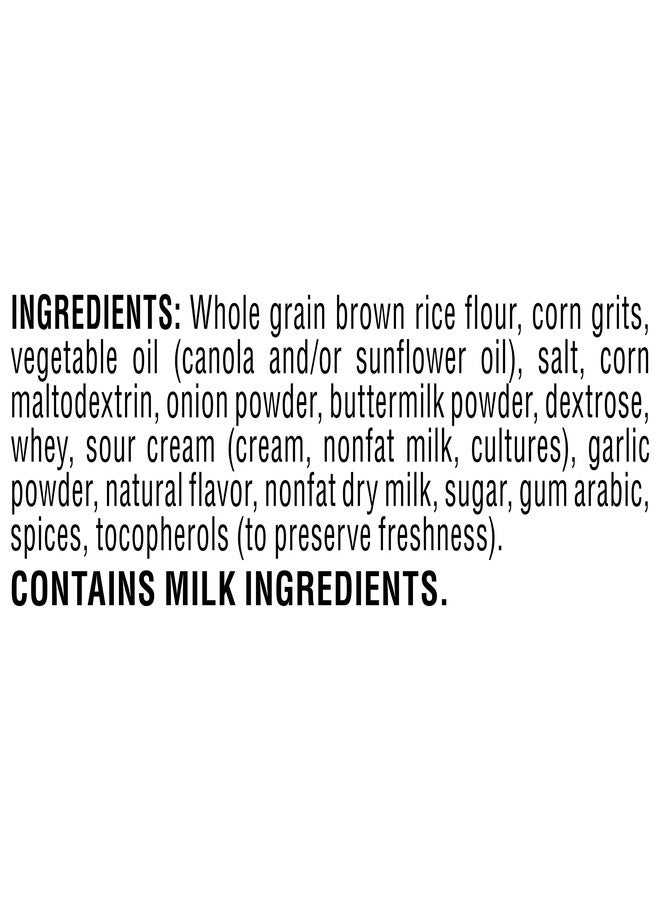 Quaker رقائق الأرز كويكر بنكهة الكريمة الحامضة والبصل، 3.03 أونصة - Image 4