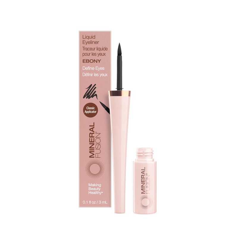 Mineral Fusion Liquid Eyeliner, Ebony, 0.1 Ounce (Packaging May Vary) - Image 1
