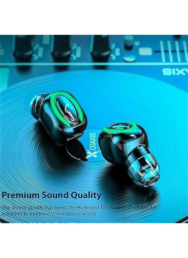 Generic - Mini Single Earbud Wireless Discreet Earbuds Tiny Bluetooth Earpiece Single Ear Bluetooth Headset Single Earbud Mic Mini Small Invisible Hidden Earbuds Wireless Headphones for Work - Image 1