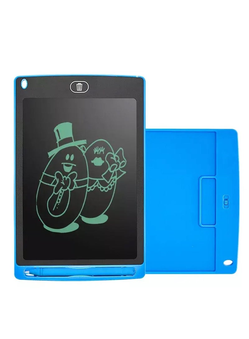 FEND Thin Lightweight Built-in Stylus Dock Replaceable Coin-Cell Battery One Button Erasing  8.5 Inch LCD Writing Tablet Blue  - Image 2