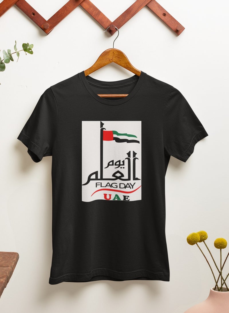 ZOOM تي شيرت فخر يوم العلم الإماراتي للأولاد والبنات والرجال والنساء