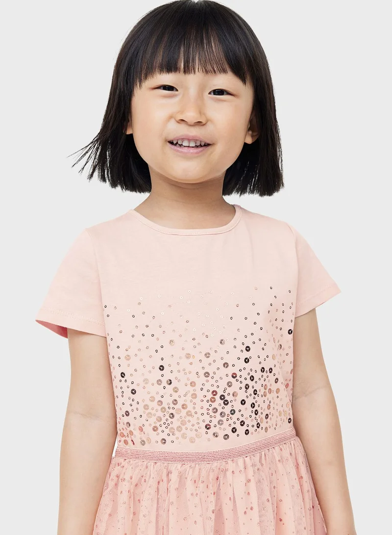 H&M Kids Essential Tulle Skirt Midi Dress