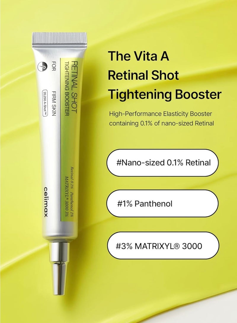 celimax celimax The Vita A Retinal Shot Tightening Booster | with Liposomized Retinal, Matryxyl, Pore Minimizer, Wrinkles & Fine Lines, Firmer Skin, 15ml  - Image 2