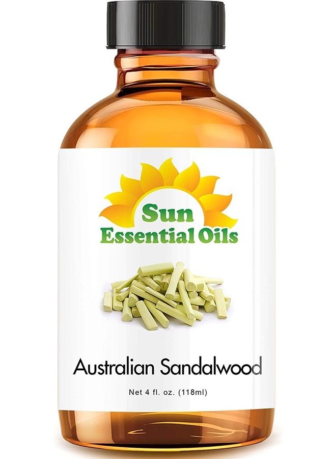 Sun Essential Oils 4oz - Sandalwood Essential Oil - 4 Fluid Ounces - Image 1