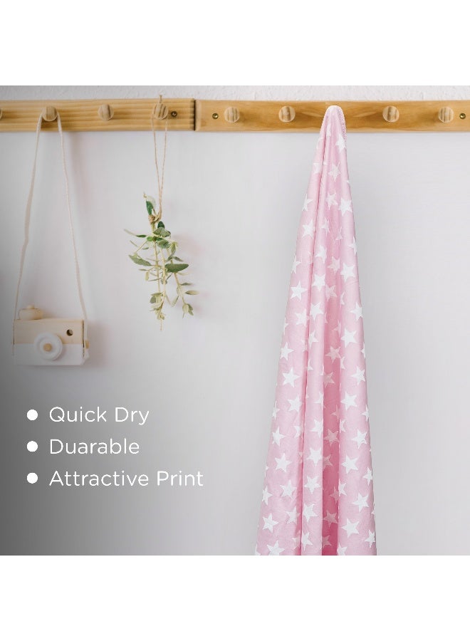 nuluv Towels for Girls,Quick Dry,Super Absorbent Soft Bath Towel, Pack of 1, Pink - Image 5