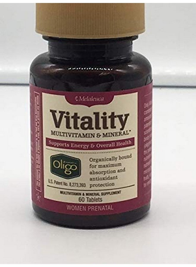 Melaleuca Multivitamin & Mineral Supplement For Prenatal (Women) Powered By Oligo (60 Tablets) Supports Energy & Overall Health - Image 1