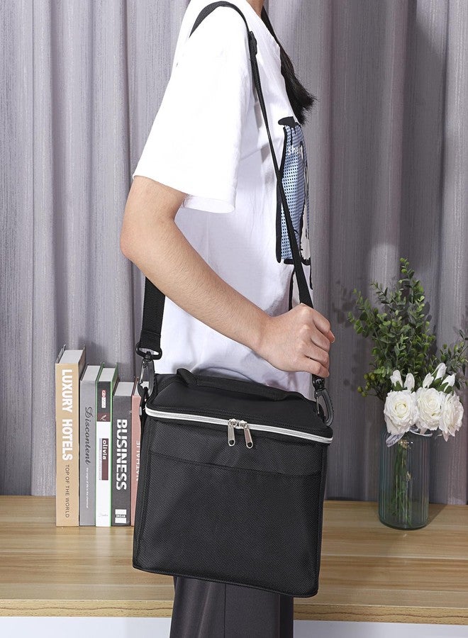 BTSKY منظم تخزين علامات متعدد الوظائف من BTSKY لحامل علامات لـ 120 علامة - حقيبة أقلام قماش بسحاب مع مقبض حمل، حزام قابل للتعديل وأكمام قابلة للإزالة، حقيبة فنية متعددة الاستخدامات للوازم - Image 5