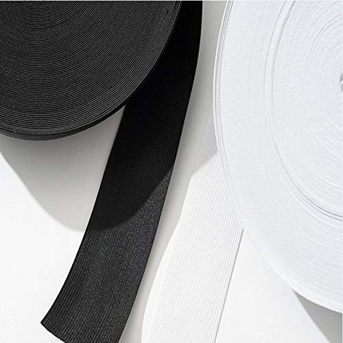 viaili VIAILI 1.5 Inch by 11 Yard Heavy Stretch High Elasticity Elastic Spool Knit Elastic Bands for Sewing (Black, 1.5inch) - Image 5