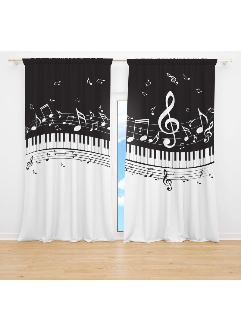 Erayshome Note Piano Patterned Digital Printed Living Room Background Curtain - pzsku/Z6F805ECDFBCF4B7A800DZ/45/_/1731147678/17760b38-3d7e-458e-85ca-6cbd97697a21