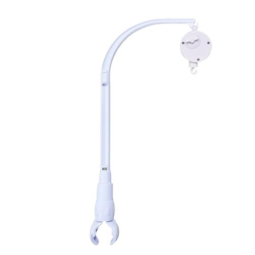 Accfore 23 inches Crib Mobile Arm Nursery Mobile Arm Baby Mobile Hanger,The Claw Part can be Adjusted Width,DIY Toy Decoration,Mobile Arm for Crib(with Music Box) - Image 1