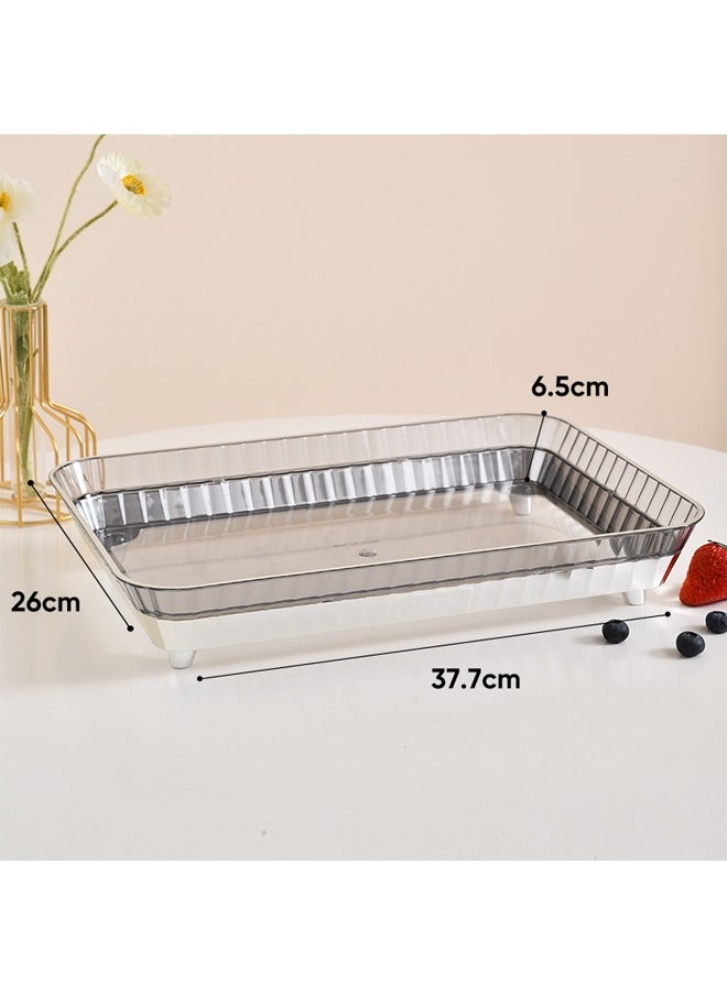 NKX Decorative Tray Cosmetic Storage Case for Kitchen and Bathroom  - Image 2
