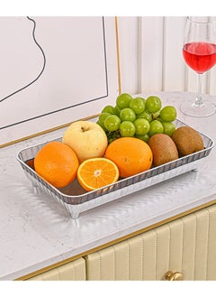 NKX Decorative Tray Cosmetic Storage Case for Kitchen and Bathroom  - Image 3