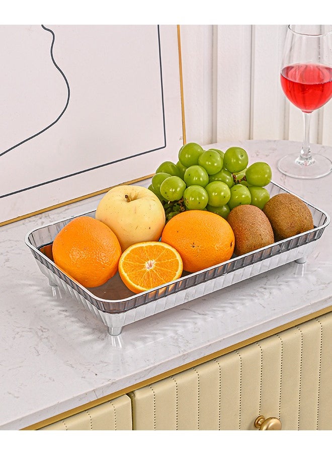 NKX Decorative Tray Cosmetic Storage Case for Kitchen and Bathroom  - Image 3