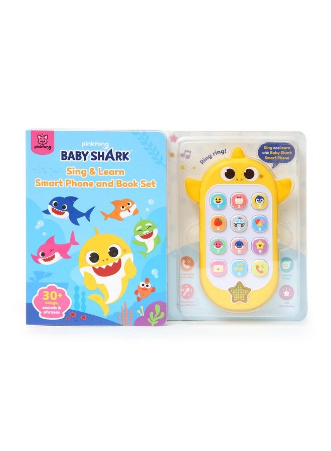 Pinkfong Baby Shark Sing & Learn Smart Phone and Book Set, Baby Shark Toys, Interactive Learning Toys for Toddlers, Learning & Education Toys, Baby Shark Gifts for Kids - Image 1
