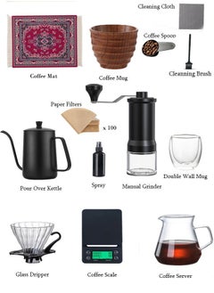 Old_Feller V60 Set 13-Piece Coffee Drip Set With Tool Case Coffee Master Set  - Image 2