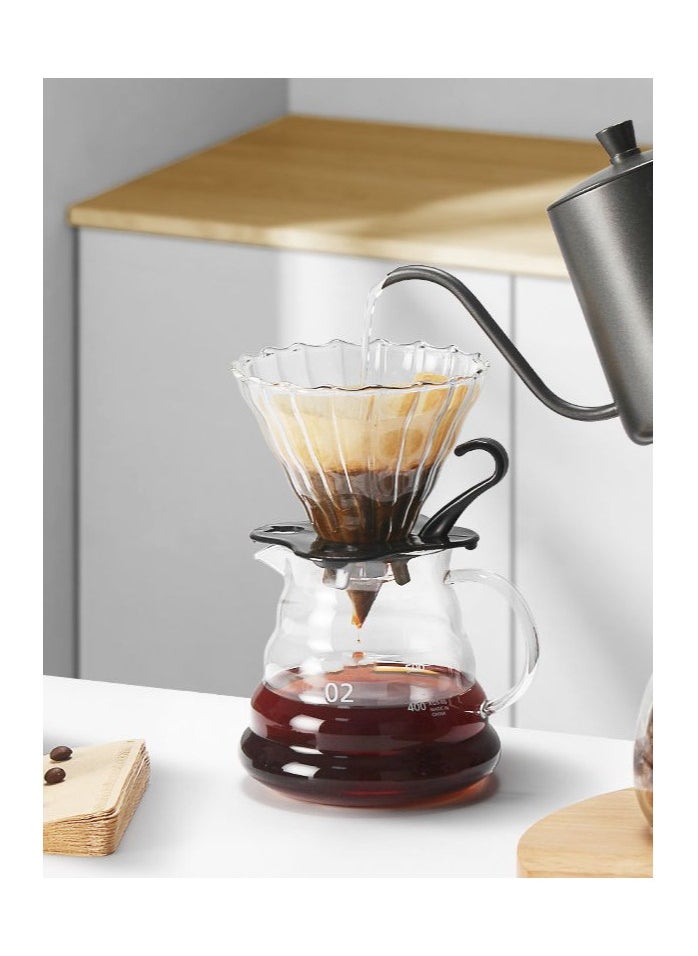 أولد فيلير طقم V60 طقم تقطير قهوة مكون من 13 قطعة مع حقيبة أدوات مجموعة أدوات القهوة  - Image 5