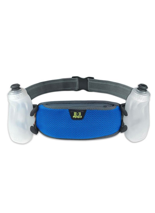 أمفي بود حزام الترطيب Amphipod RunLite Xtech 10K، حزام الخصر والترطيب للعدائين لمسافات طويلة، والجري لمسافات طويلة، للرجال والنساء - كوبالت - 21 أونصة  - Image 1