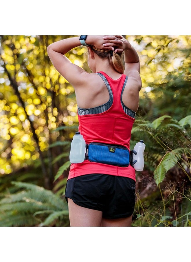 أمفي بود حزام الترطيب Amphipod RunLite Xtech 10K، حزام الخصر والترطيب للعدائين لمسافات طويلة، والجري لمسافات طويلة، للرجال والنساء - كوبالت - 21 أونصة  - Image 3