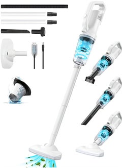 ARNOTEC Cordless Vacuum Cleaner, 120W/12000PA Powerful Suction Stick Vacuum with 30min Long Runtime Detachable Battery, 4 in 1 Lightweight Quiet Vacuum Cleaner  - Image 1